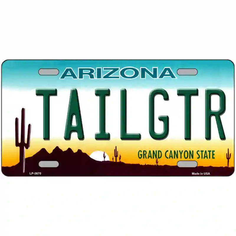 Tailgtr Arizona Novelty Metal License Plate 24" x 12" (LLP)