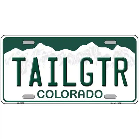 Tailgtr Colorado Novelty Metal License Plate 24" x 12" (LLP)