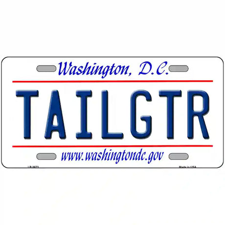 Tailgtr Washington DC Novelty Metal License Plate 24" x 12" (LLP)