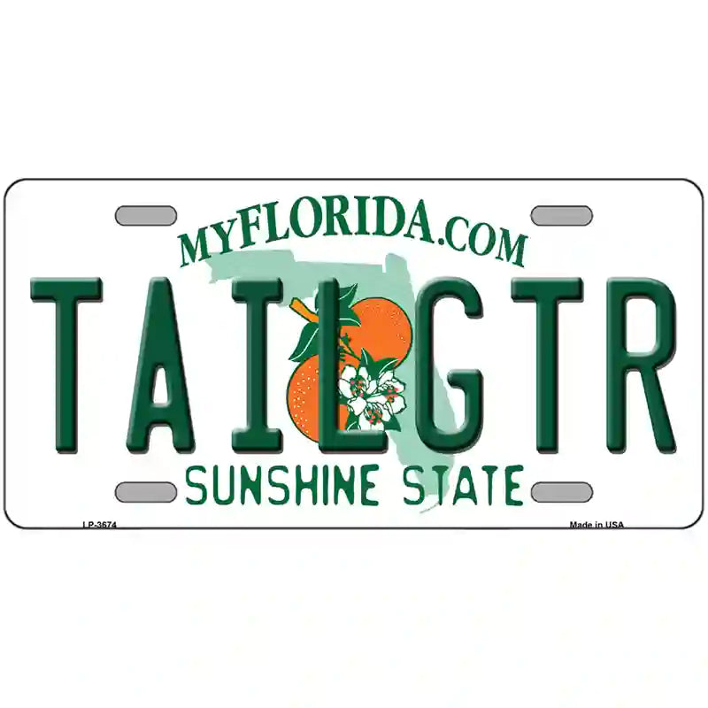 Tailgtr Florida Novelty Metal License Plate 24" x 12" (LLP)