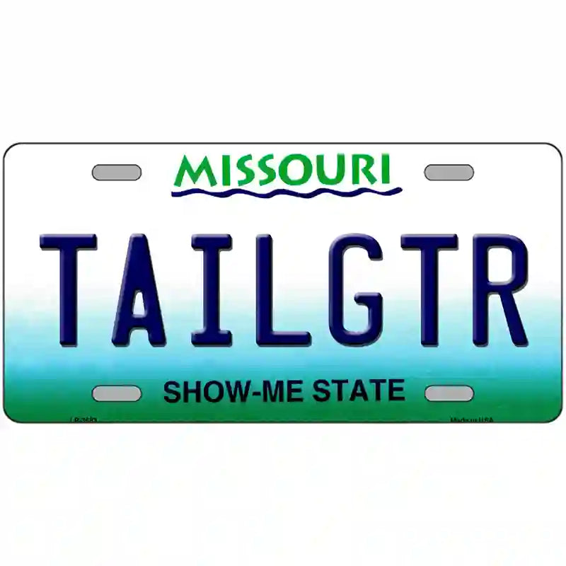 Tailgtr Missouri Novelty Metal License Plate 24" x 12" (LLP)