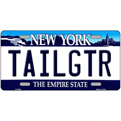 Tailgtr New York Novelty Metal License Plate 24" x 12" (LLP)