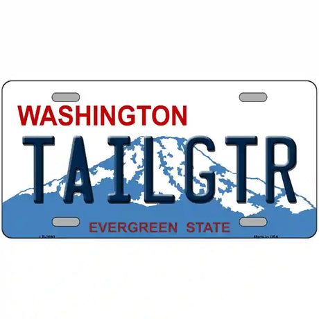 Tailgtr Washington Novelty Metal License Plate 24" x 12" (LLP)