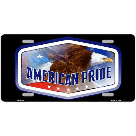 American Pride Metal Novelty License Plate 24" x 12" (LLP)