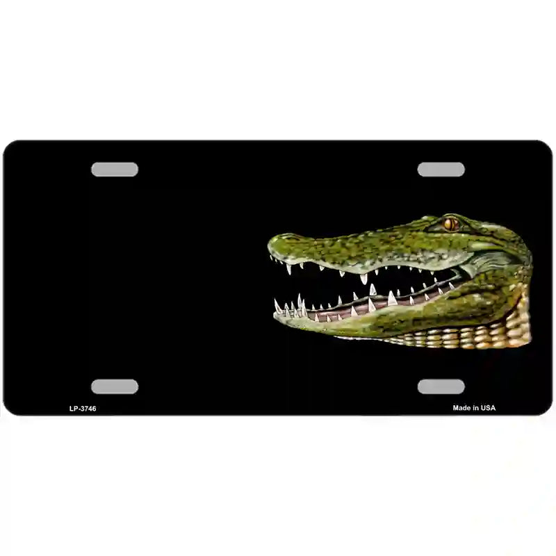 Gator Offset Metal Novelty License Plate 24" x 12" (LLP)