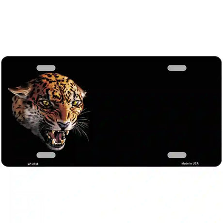 Jaguar Offset Metal Novelty License Plate 24" x 12" (LLP)