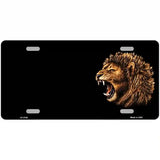 Lion Head Offset Metal Novelty License Plate 24" x 12" (LLP)