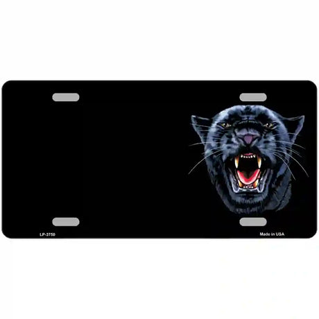 Panther Offset Metal Novelty License Plate 24" x 12" (LLP)