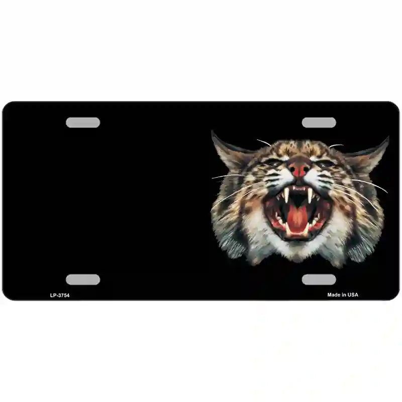 Wildcat Offset Metal Novelty License Plate 24" x 12" (LLP)