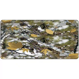 Real Leaf Camouflage Metal Novelty License Plate 24" x 12" (LLP)