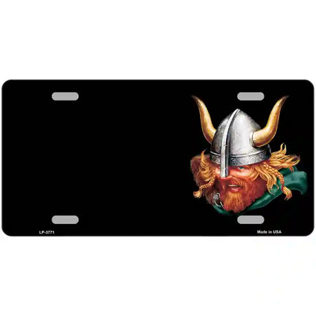 Warrior Offset Metal Novelty License Plate 24" x 12" (LLP)