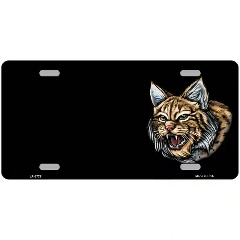 Bobcat Offset Metal Novelty License Plate 24" x 12" (LLP)