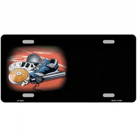 Track And Field Equipment Offset Metal Novelty License Plate 24" x 12" (LLP)