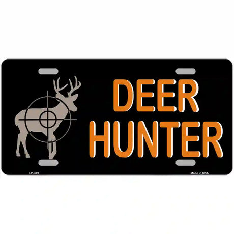 Deer Hunter Metal Novelty License Plate 24" x 12" (LLP)