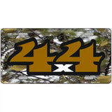 4x4 Camouflage Metal Novelty License Plate 24" x 12" (LLP)