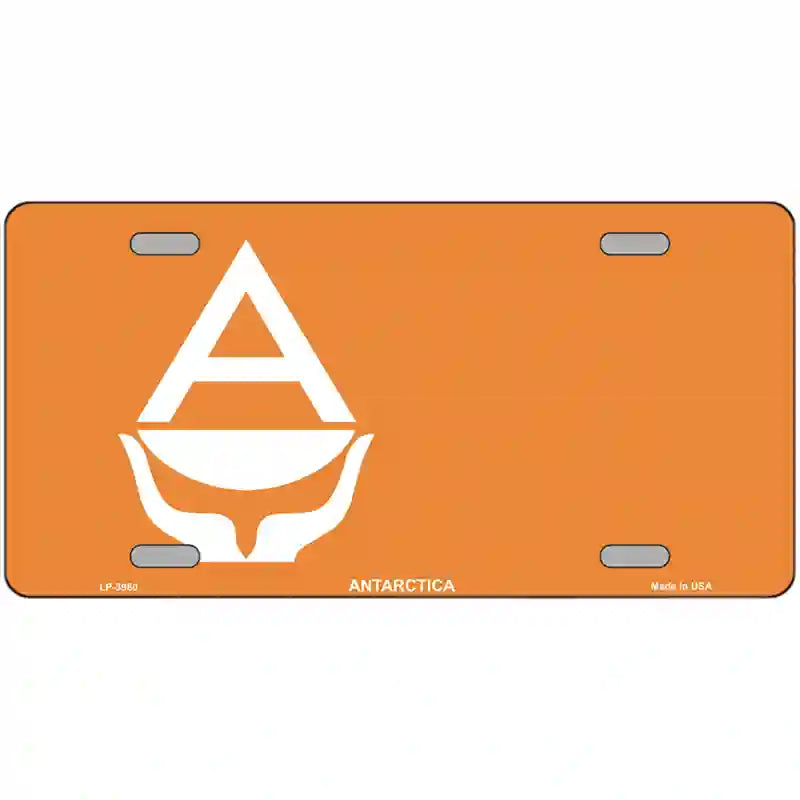 Antarctica Flag Metal Novelty License Plate 24" x 12" (LLP)