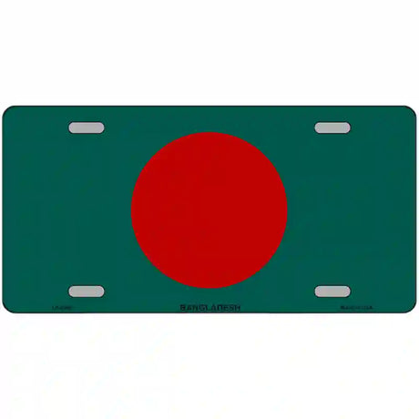 Bangladesh Flag Metal Novelty License Plate 24" x 12" (LLP)