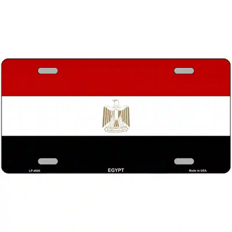 Egypt Flag Metal Novelty License Plate 24" x 12" (LLP)