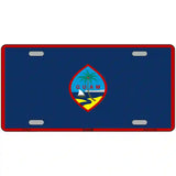 Guam Flag Novelty Metal License Plate Tag 24" x 12" (LLP)