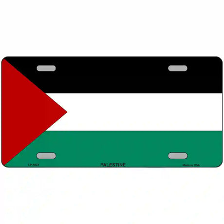 Palestine Country Flag Metal Novelty License Plate 24" x 12" (LLP)