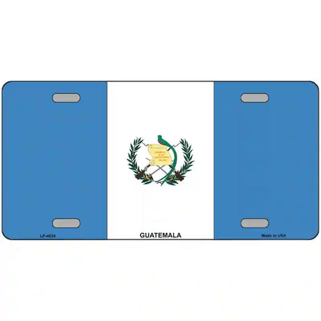 Guatemala Country Flag Metal Novelty License Plate 24" x 12" (LLP)