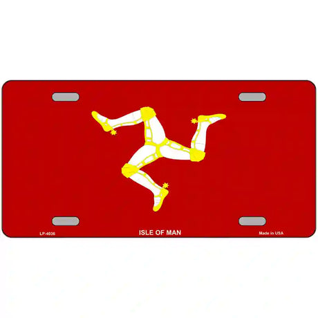 Isle Of Man Flag Metal Novelty License Plate 24" x 12" (LLP)