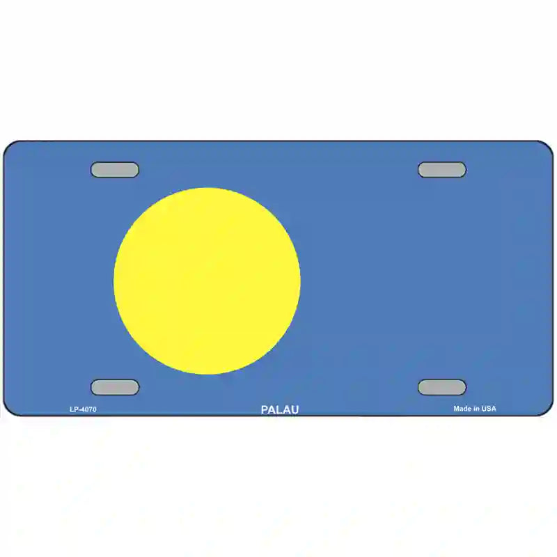 Palau Flag Metal Novelty License Plate 24" x 12" (LLP)