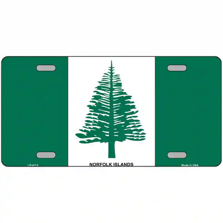 Norfolk Islands Flag Metal Novelty License Plate 24" x 12" (LLP)