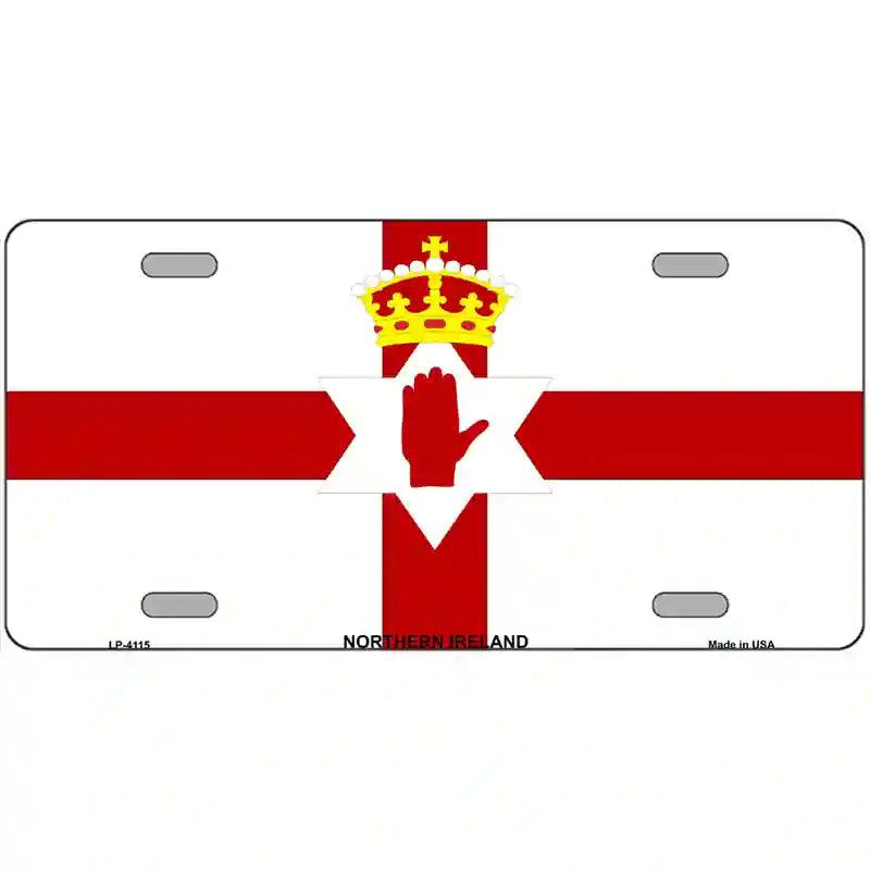 Northern Ireland Flag Metal Novelty License Plate 24" x 12" (LLP)