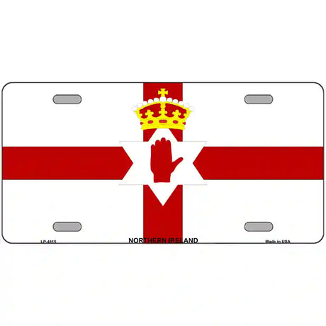 Northern Ireland Flag Metal Novelty License Plate 24" x 12" (LLP)