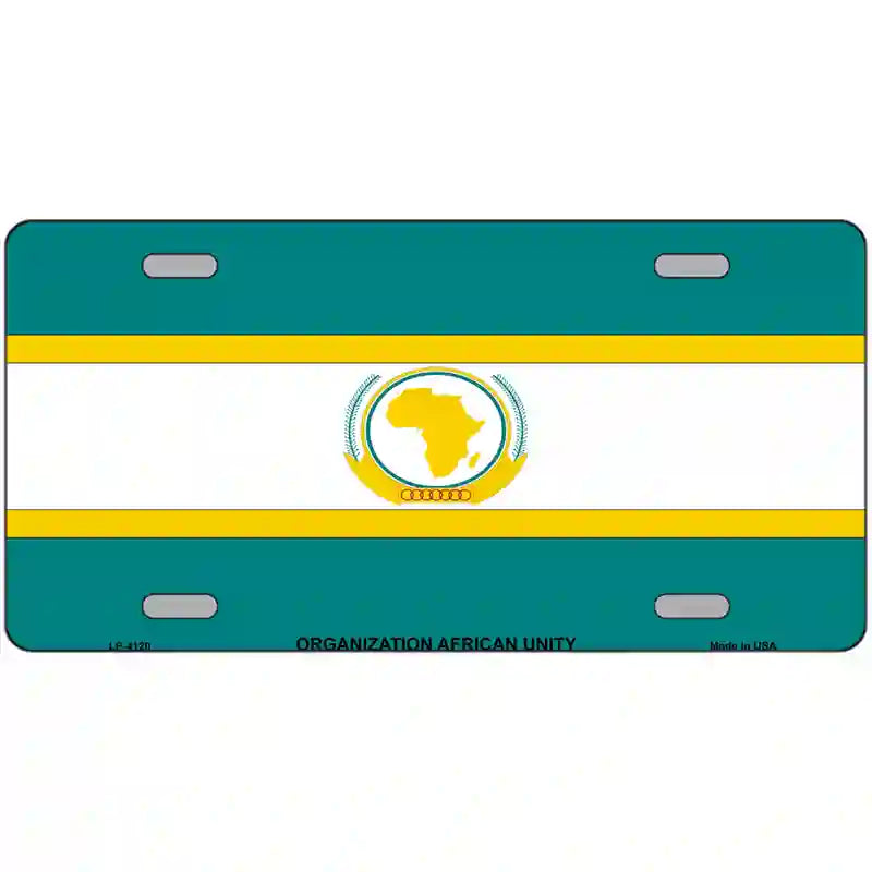 Organization African Unity Flag Metal Novelty License Plate 24" x 12" (LLP)