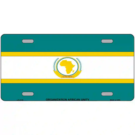 Organization African Unity Flag Metal Novelty License Plate 24" x 12" (LLP)