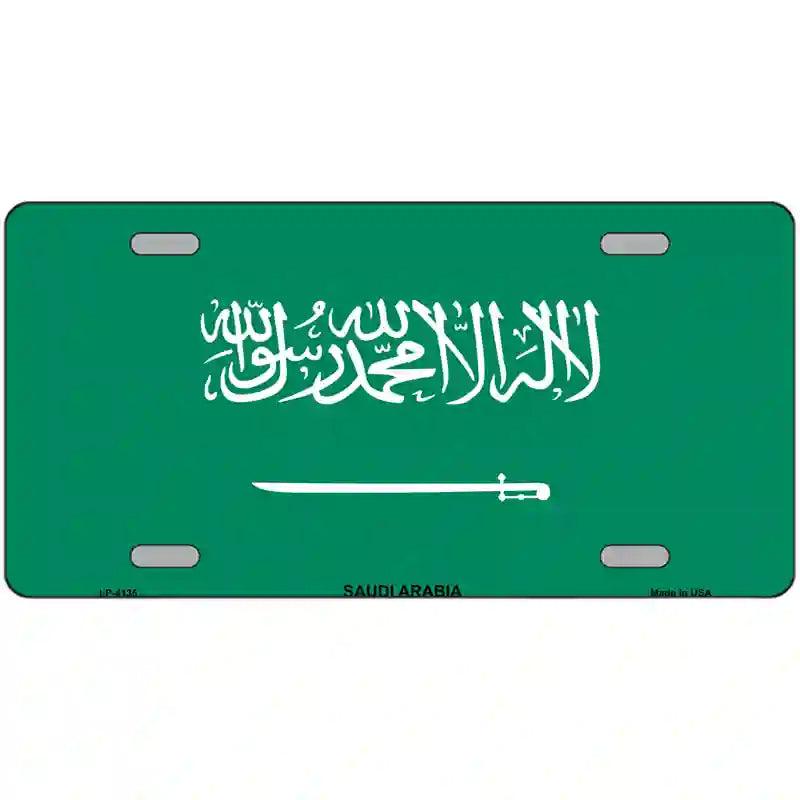 Saudi Arabia Flag Metal Novelty License Plate 24" x 12" (LLP)
