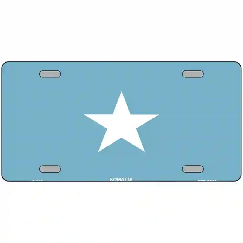 Somalia Flag Metal Novelty License Plate 24" x 12" (LLP)