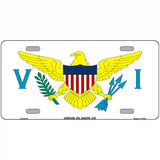 Virgin Islands US Flag Metal Novelty License Plate 24" x 12" (LLP)