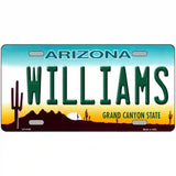 Williams Arizona Novelty Metal License Plate 24" x 12" (LLP)