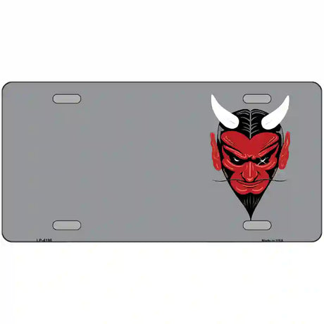 Devil Offset Metal Novelty License Plate 24" x 12" (LLP)