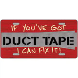 Duct Tape Metal Novelty License Plate 24" x 12" (LLP)