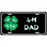 4-H Dad Metal Novelty License Plate 24" x 12" (LLP)