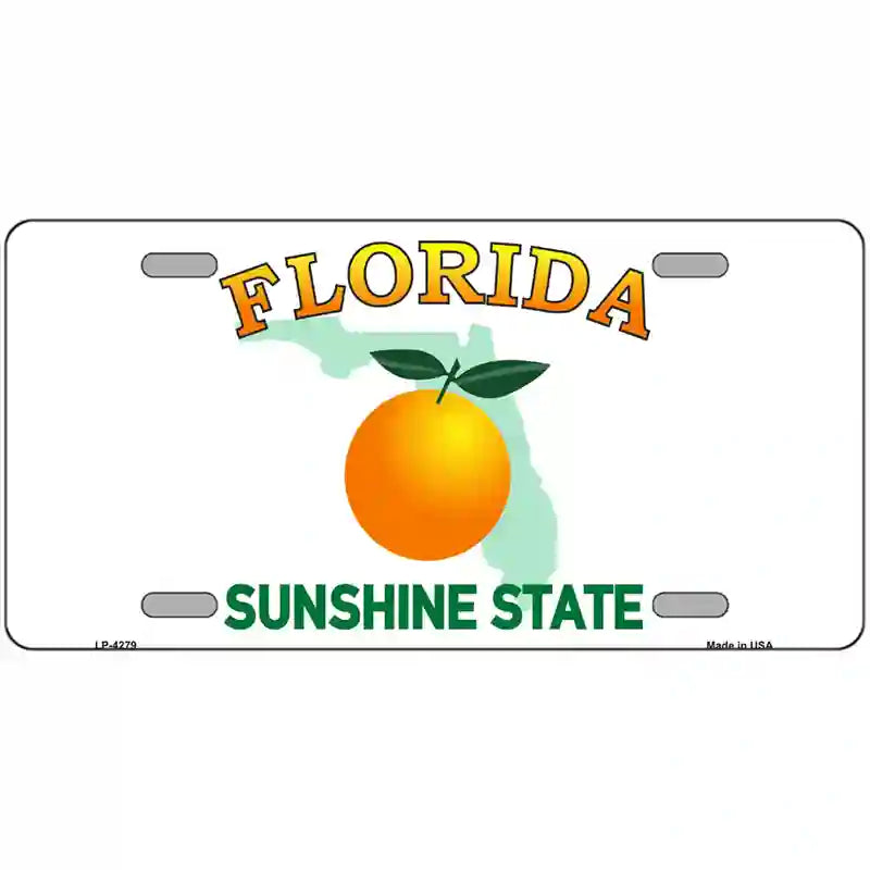 Florida Novelty State Metal License Plate 24" x 12" (LLP)