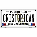 Cristorican Puerto Rico Metal Novelty License Plate 24" x 12" (LLP)