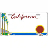 California Novelty State Blank Metal License Plate 24" x 12" (LLP)