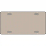 Tan Solid Metal Novelty License Plate 24" x 12" (LLP)