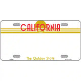 California Golden State Plate Novelty State Blank Metal License Plate 24" x 12" (LLP)