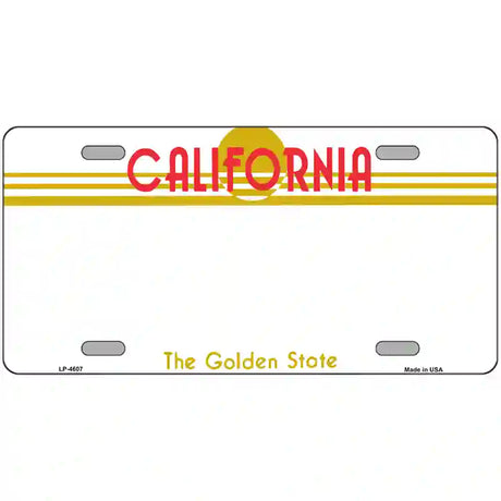 California Golden State Plate Novelty State Blank Metal License Plate 24" x 12" (LLP)