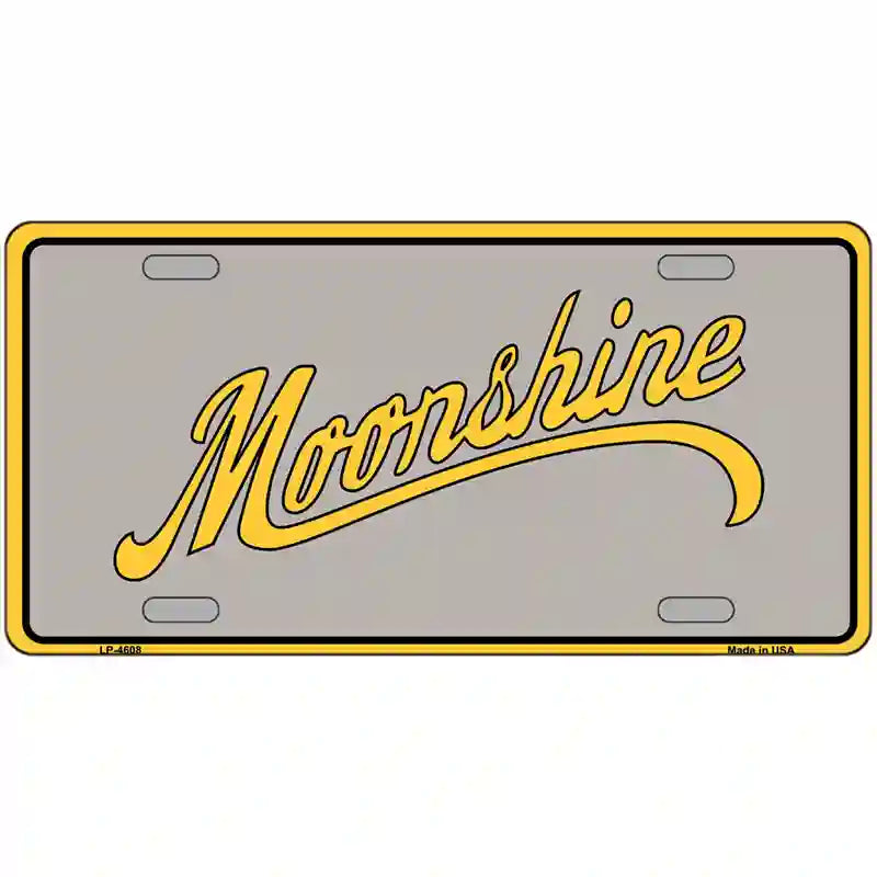 Moonshine Metal Novelty License Plate 24" x 12" (LLP)