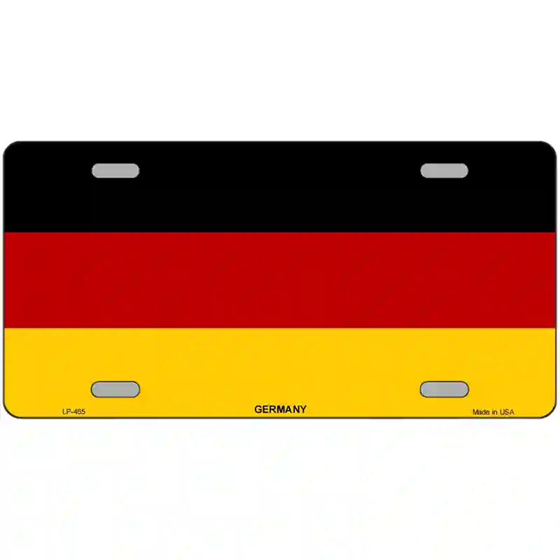 Germany Flag Metal Novelty License Plate 24" x 12" (LLP)