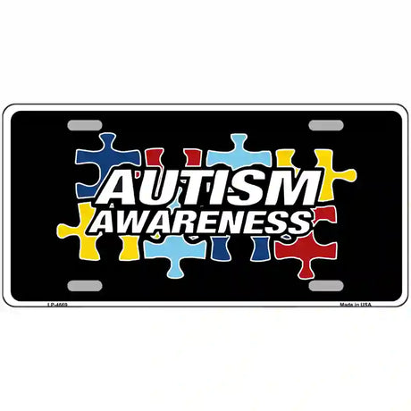 Autism Awareness Metal Novelty License Plate Sign 24" x 12" (LLP)