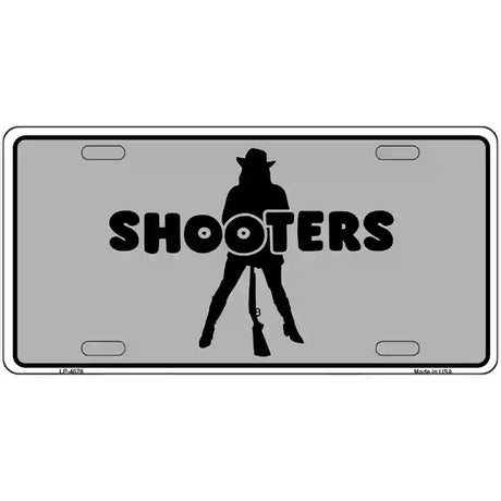 Shooters Metal Novelty License Plate 24" x 12" (LLP)