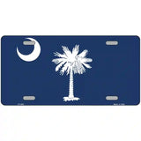 South Carolina State Flag Metal Novelty License Plate 24" x 12" (LLP)